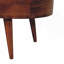 Table basse en bois massif miel et caramel, 2 tiroirs, pieds nordiques, brun