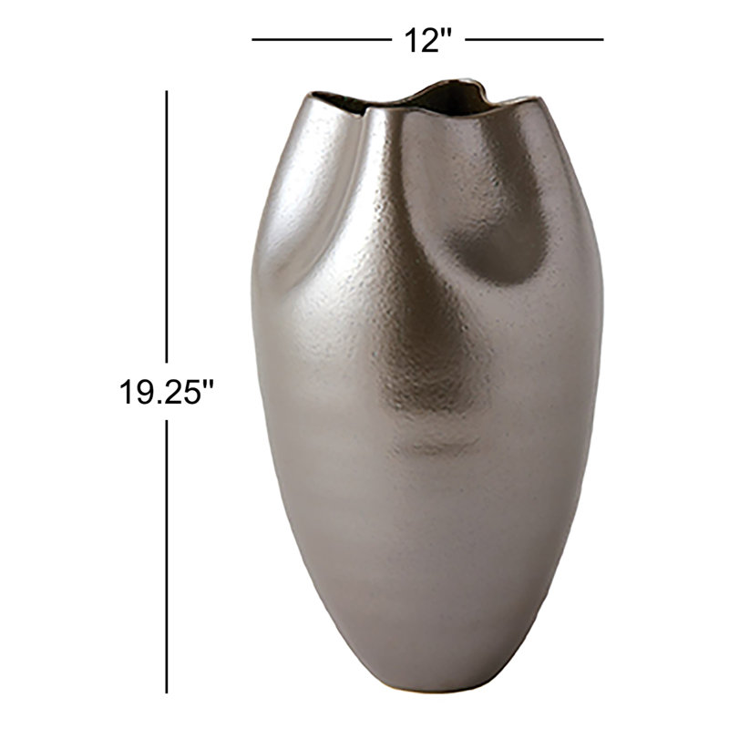 Plait Vase-Silver Haze-Tall