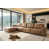 Khaki Brown Faux Leather