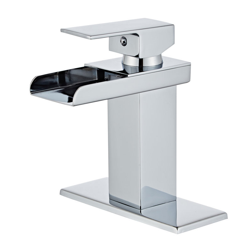 Single-Hole Single-handle Bathroom Faucet, Chrome