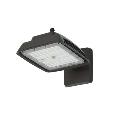 Wall Mount Flood Light - 8500 Lumens - 4000K - Bronze