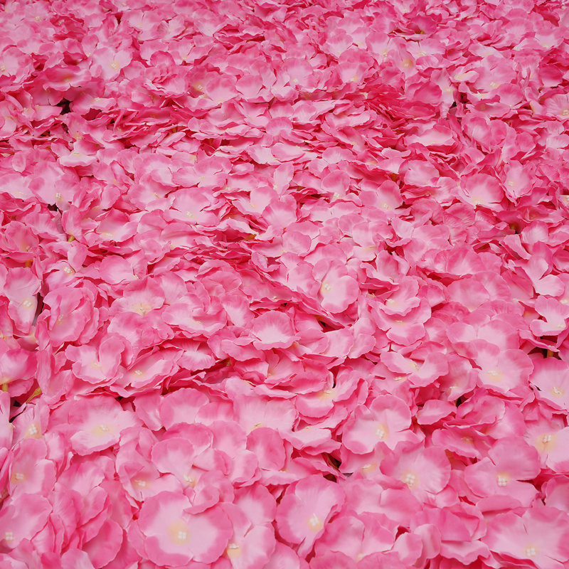 Panneau mural rose artificiel