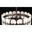  Lustre 10 lumières en noir mat Boca-119461515-119461514