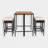 4 - Person Rectangular Outdoor Dining Set with Cushions