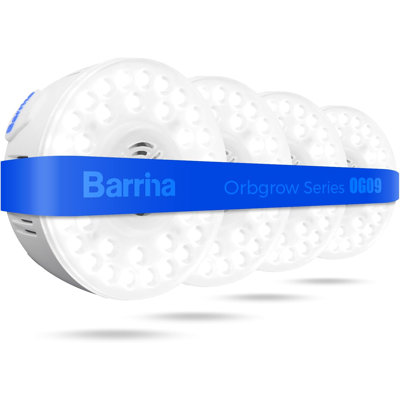 Barrina Orbgrow Og09 Puck Led Grow Light, 5000k 36w, éclairage de plantes pour plantes d'intérieur à spectre complet, 4 paquets