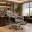 Fauteuil de bureau massant de direction avec soutien lombaire et fonction inclinable-614001231-614001228