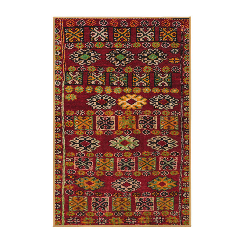 Tapis abstrait moderne 4588, Rectangle de 2 pi x 3 pi
