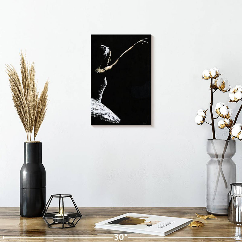 Enn Reflection Of A Ballerina, 12" H x 8" W