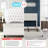 Jamileth Tufted Wingback Velvet Platform Bed With Nailhead Trim, Curved Sleigh Designing,California King-269358084-286967859