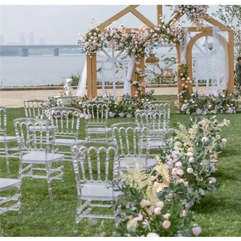 LA FÊTE DE MARIAGE DE CHAISE DE BAMBOU SIMPLE ET BEAU EST TRANSPARENTE TMSGY-4.