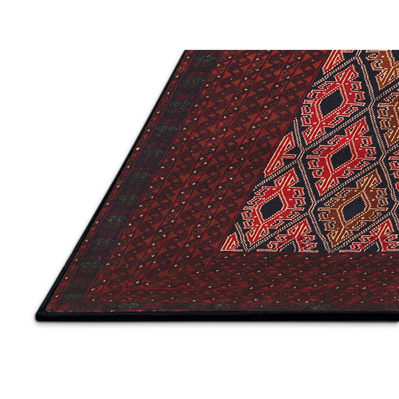 Tapis rouge à motif sud-ouest, Rectangle 8 pi x 10 pi