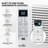 6,000 BTU Smart WiFi Window Air Conditioner, Energy Saving AC Unit with Remote, Cools 151-250 Sq.Ft