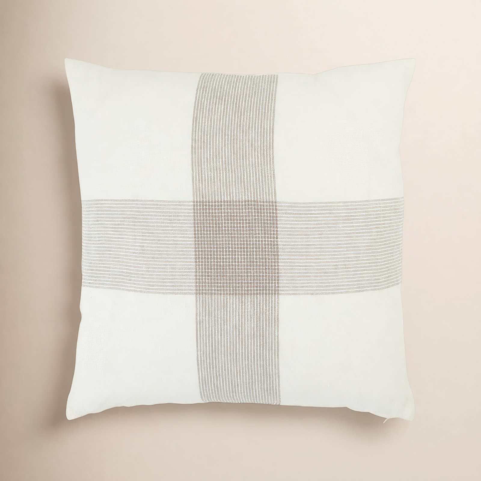 Tibbs Plaid Linen Pillow Cover, Down