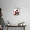 Space Space Santa, art mural sur toile