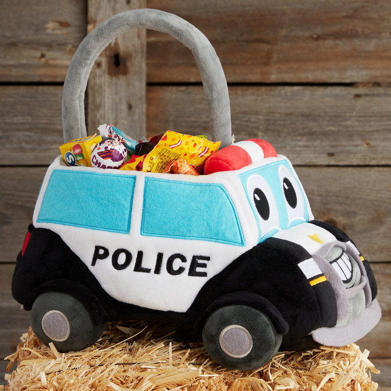 Sac de gâteries brodé Police Truck, Oui