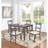 Lasheen 4 - Person Four Leg Base Dining Set