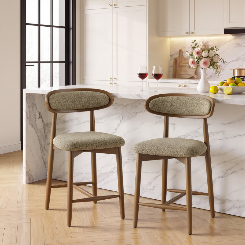 Tabouret de bar 24,8 po H 24,8 po, Chameau