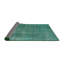 Tapis oriental bleu sarcelle-378515881