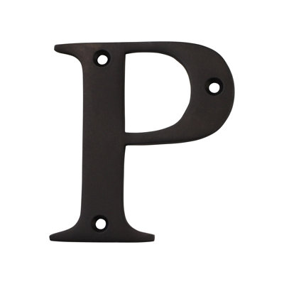 3'' H Brass House Letter