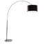 Bradham 209cm Chrome Plated Arched Floor Lamp
