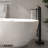 Single Handle Free Standing Bathtub Faucet with Diverter and Handshower-100515557