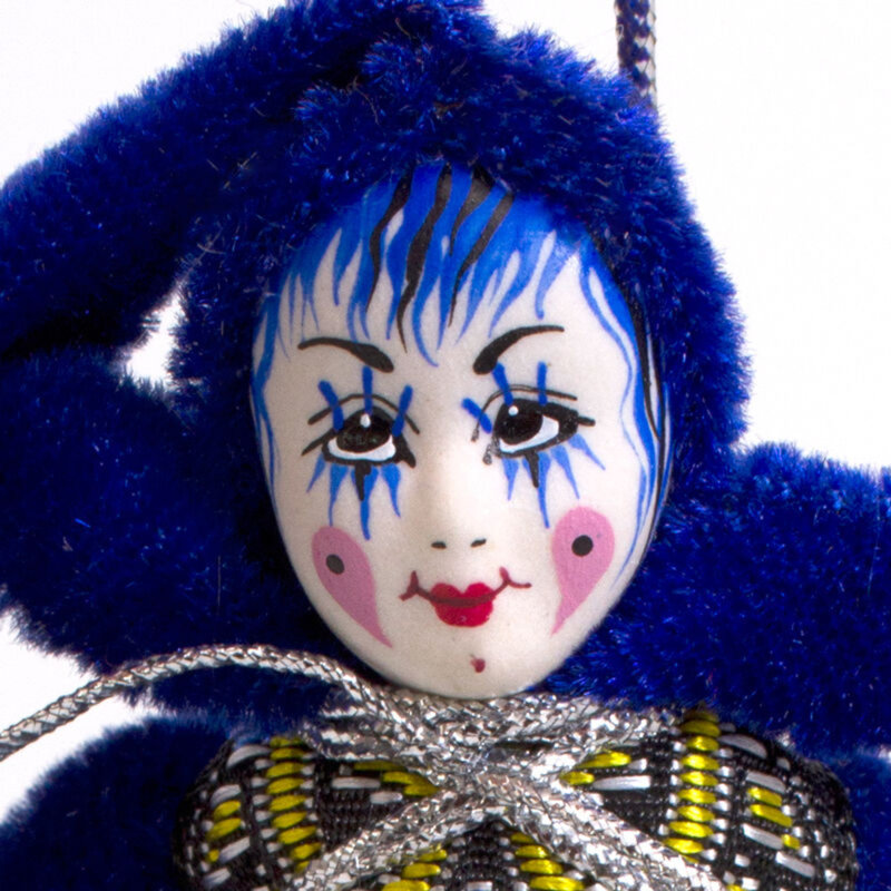 Ornement suspendu de poupée de carnaval Jefto