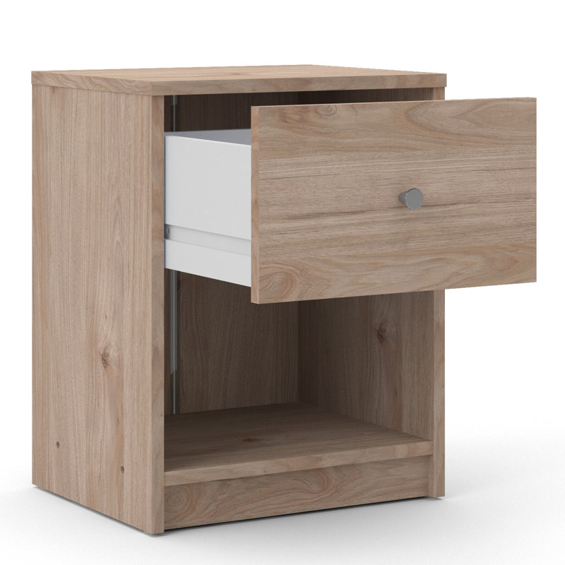 Gott 1 Drawer Bedside Table, Brown