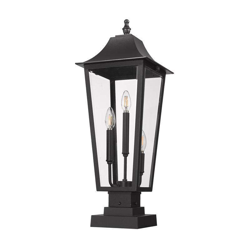 Luminaire d'extérieur 3 lumières Barling, H 27,75 po x l 10 po x P 10 po