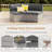 2 - Person Fully Assembled Curved Patio Conversation Set With Waterproof Cover-1735761466
