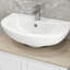 Armoire de rangement à piédestal, sous-lavabo, meuble-lavabo de salle de bain avec U et tablette interne réglable, blanc