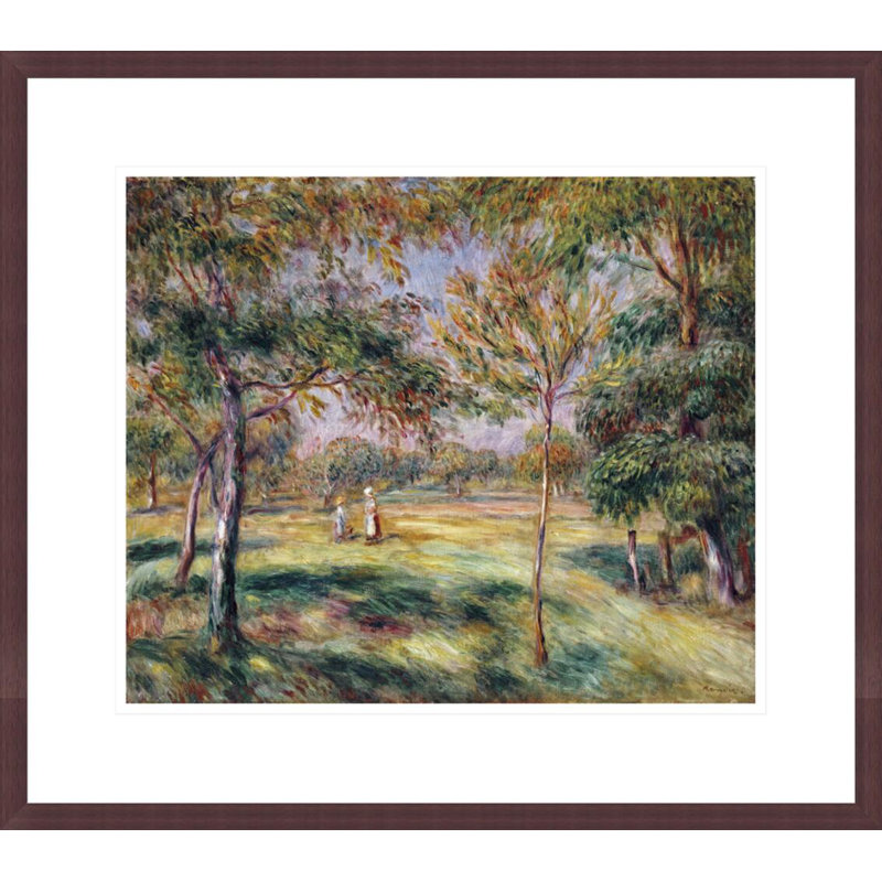 «The Glade» par Pierre-Auguste Renoir, impression giclée encadrée, H 17,75 po x l 20,09 po