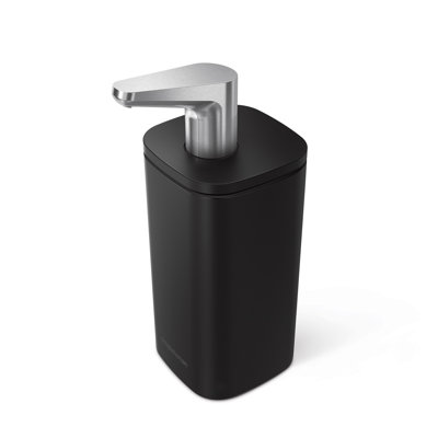 simplehuman 295ml pulse pump soap dispenser, white steel