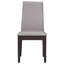 Chaise de salle à manger espresso (ensemble de 2)-1481430236