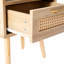 Table de bout de 15,92 po avec tiroir, pieds en bois massif, moderne pour la vie, chambre à coucher, bureau avec pieds et tiroirs, utilisation dans la chambre à coucher-198816581