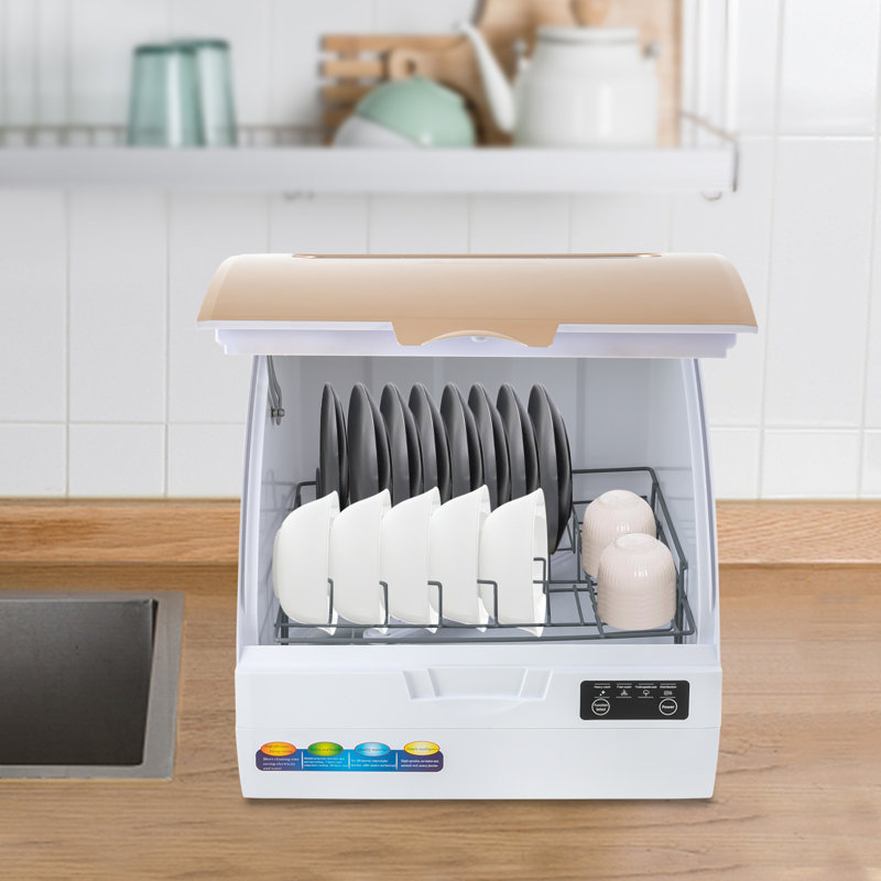 900W Portable Countertop Dishwasher