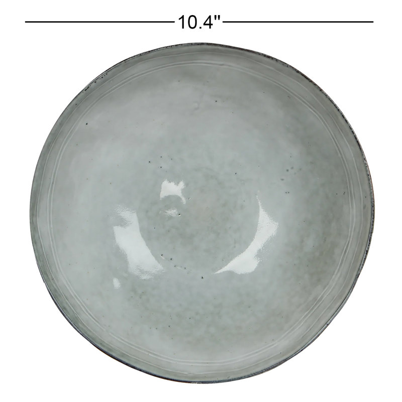 Assiette plate 10 "Lupin, Gris