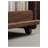 24.8" Brown Rectangular Solid Wood End Tables