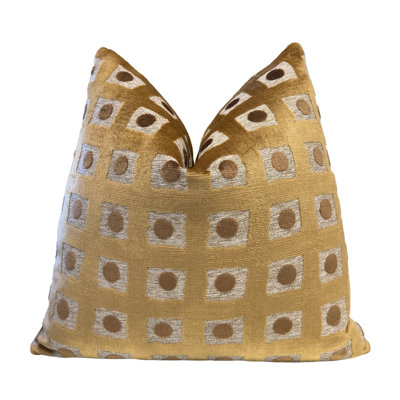 Housse de coussin en velours Domino