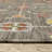 Oriental Machine Woven Gray/Pink Wool and Nylon Area Rug-1132372349