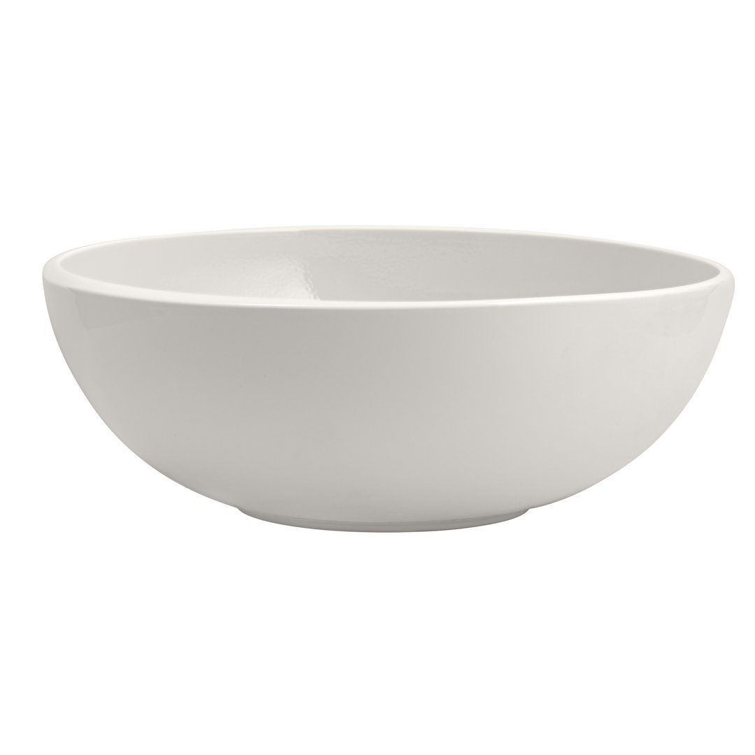 Villeroy & Boch NewMoon 22.75 Small Serving Bowl for Soups and Crisp Salads, Premium Porcelain, White, Dishwasher Safe Villeroy & Boch