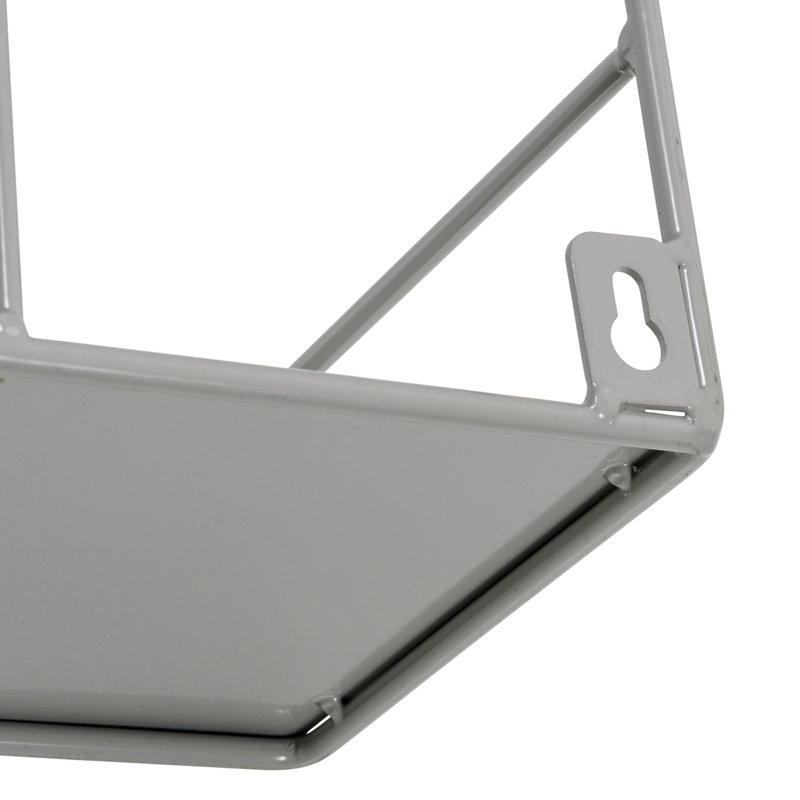 2 Piece Metal Floating Shelf