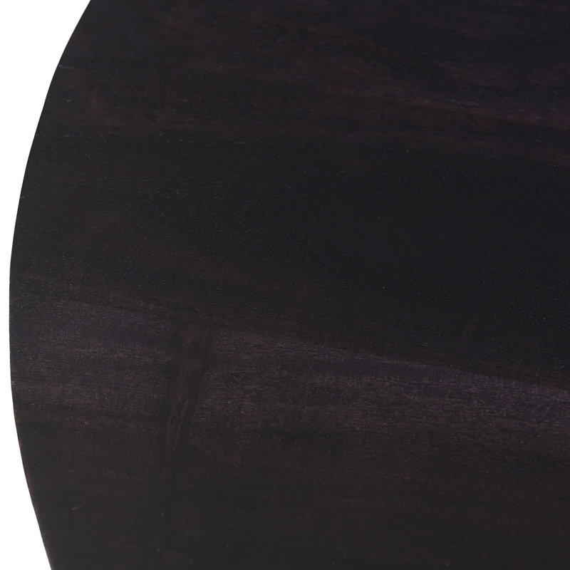 Rolf Coffee Table, 13.75" H x 42" L x 42" W, Black