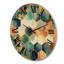 Horloge murale surdimensionnée en bois Hexagone III Colorfull-19942427