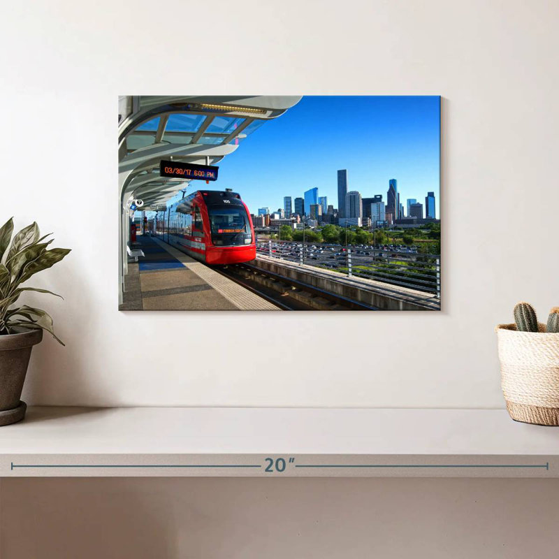 Houston Train, 8" H x 12" W