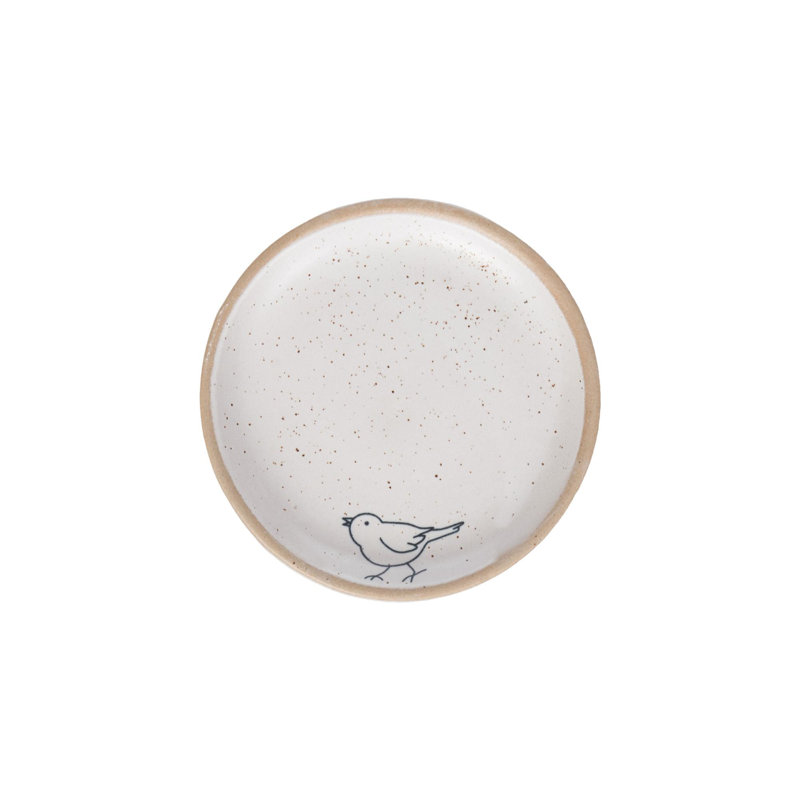  Ceramic Trinket Dish w/Bird Home Decorations Spring