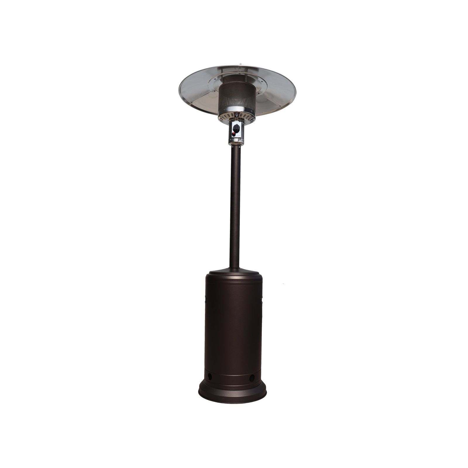 Lorcan 46,000 BTU Standing Patio Heater, Mocha