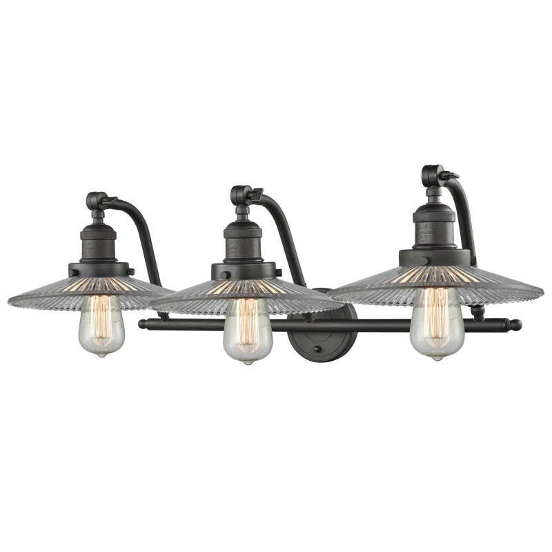Miramontes 3 - Light Dimmable Vanity Light, Oil Rubbed Bronze, 60 W Vintage Bulb