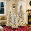 Arbre de Noël enneigé 3 pièces avec lumières à DEL 70/100/250 blanc chaud, décor intérieur des Fêtes, branches articulées, pièce pré-installée jaune sécuritaire, conseils