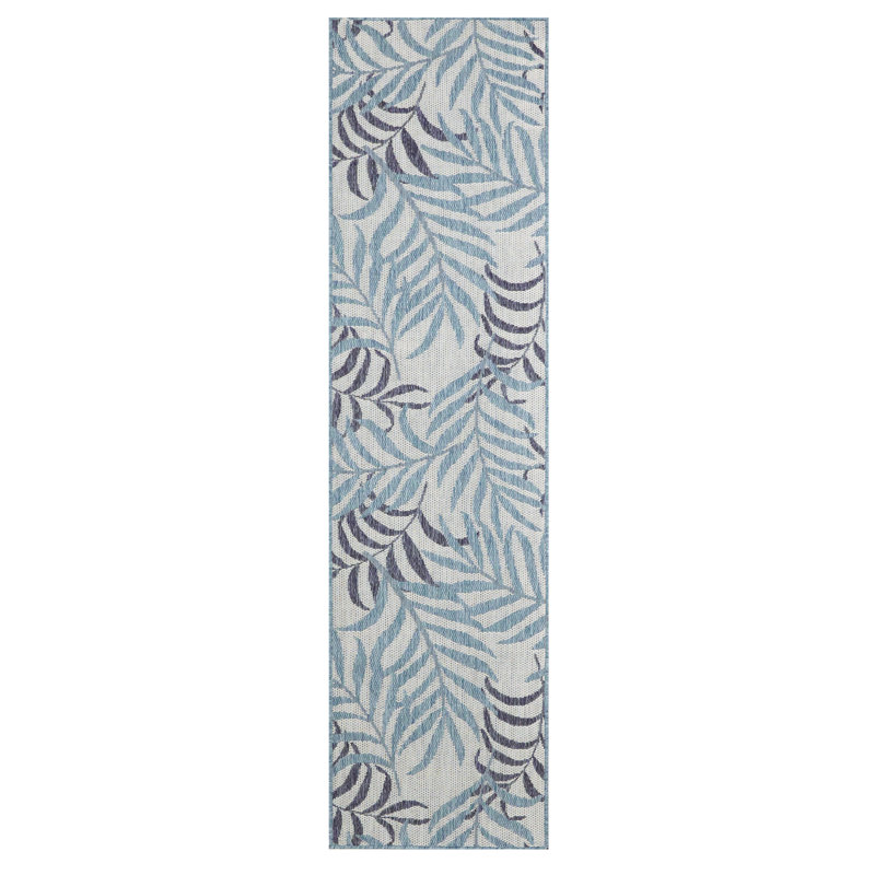 Latrell Floral Indoor / Outdoor Rug, Runner 2' x 8'