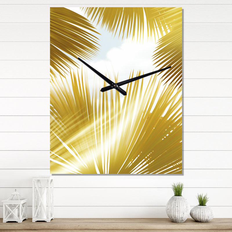 Coulterville - Feathers Wall Clock, Small